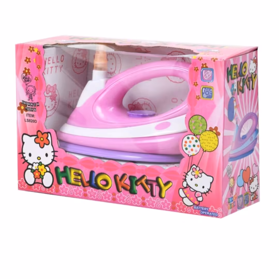 اتو اسباب بازی باطری خور چراغ دار، ویبره دار