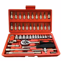 جعبه بکس 46 پارچه بکس و پیچ گوشتی درایو یک چهارم