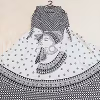 سارافون پیراهن ساحلی بلند سنتی لنگی هندی فری سایز تاینی