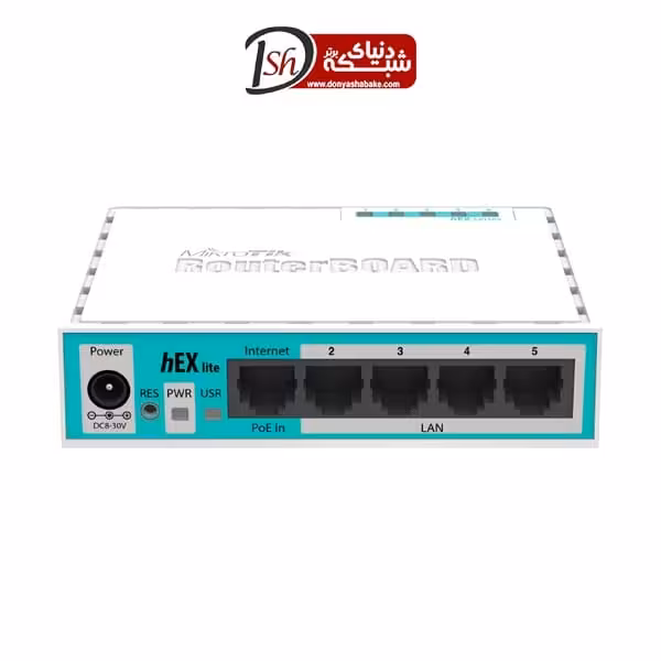 روتر میکروتیک مدل RB750-R2 hEX Lite - دنیای شبکه برتر
