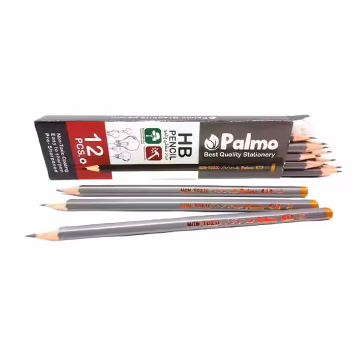 مداد مشکی پالمو یک جین 12 عددی