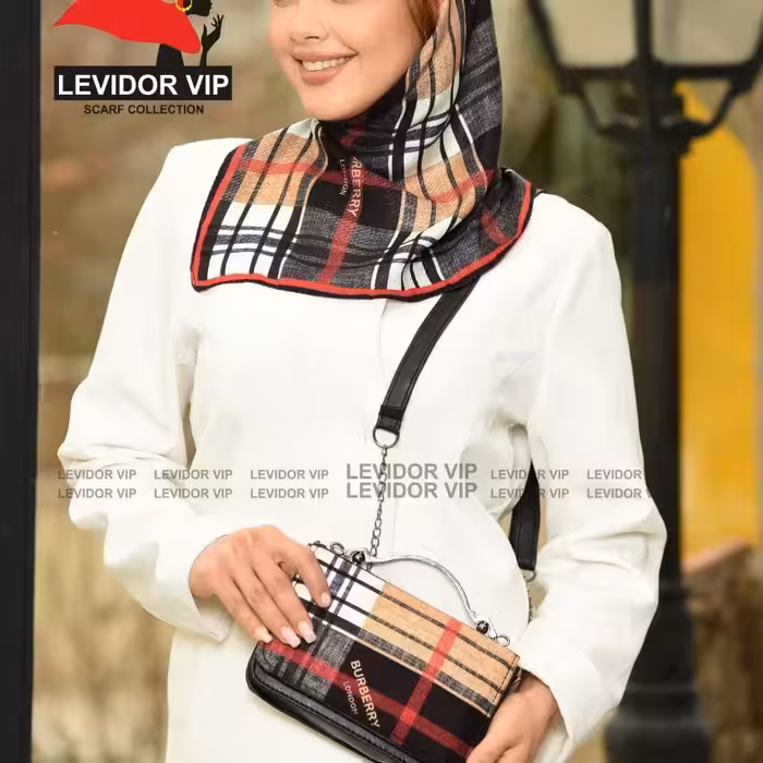 ست کیف و روسری مینی اسکارف مجلسی