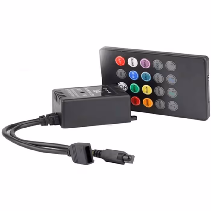 کنترلر RGB موزیکال 12A با ریموت IR - کنترلر RGB | amazonchi