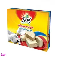 حلوا ارده بدون قند کامور وزن 170 گرم بسته بندی پاکتی