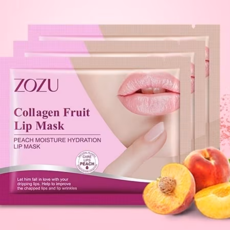  
 ماسک لب ورقه ای کلاژن میوه ای زوزو 
