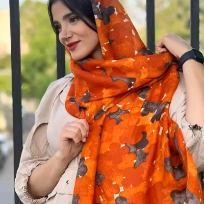 شال طرحدار بهاری