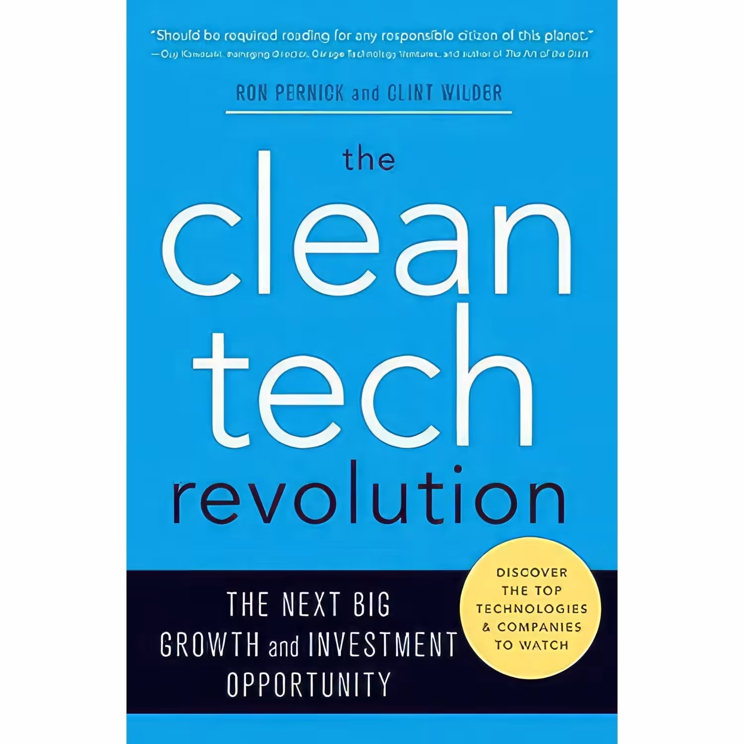 کتاب زبان اصلی The Clean Tech Revolution اثر Ron Pernick and Clint Wilder
