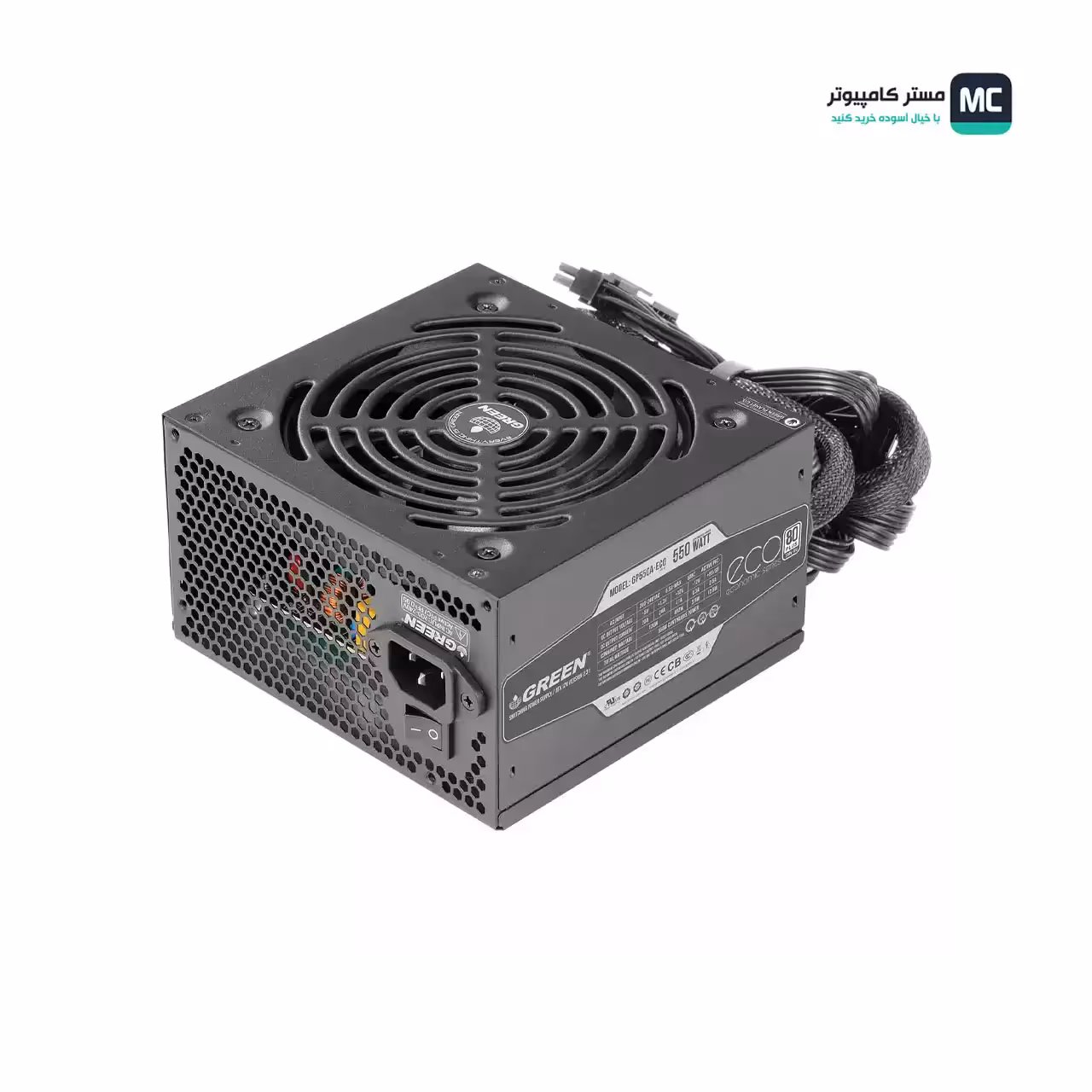 قیمت و خرید پاور 550 وات گرین GP550A ECO Rev3.1