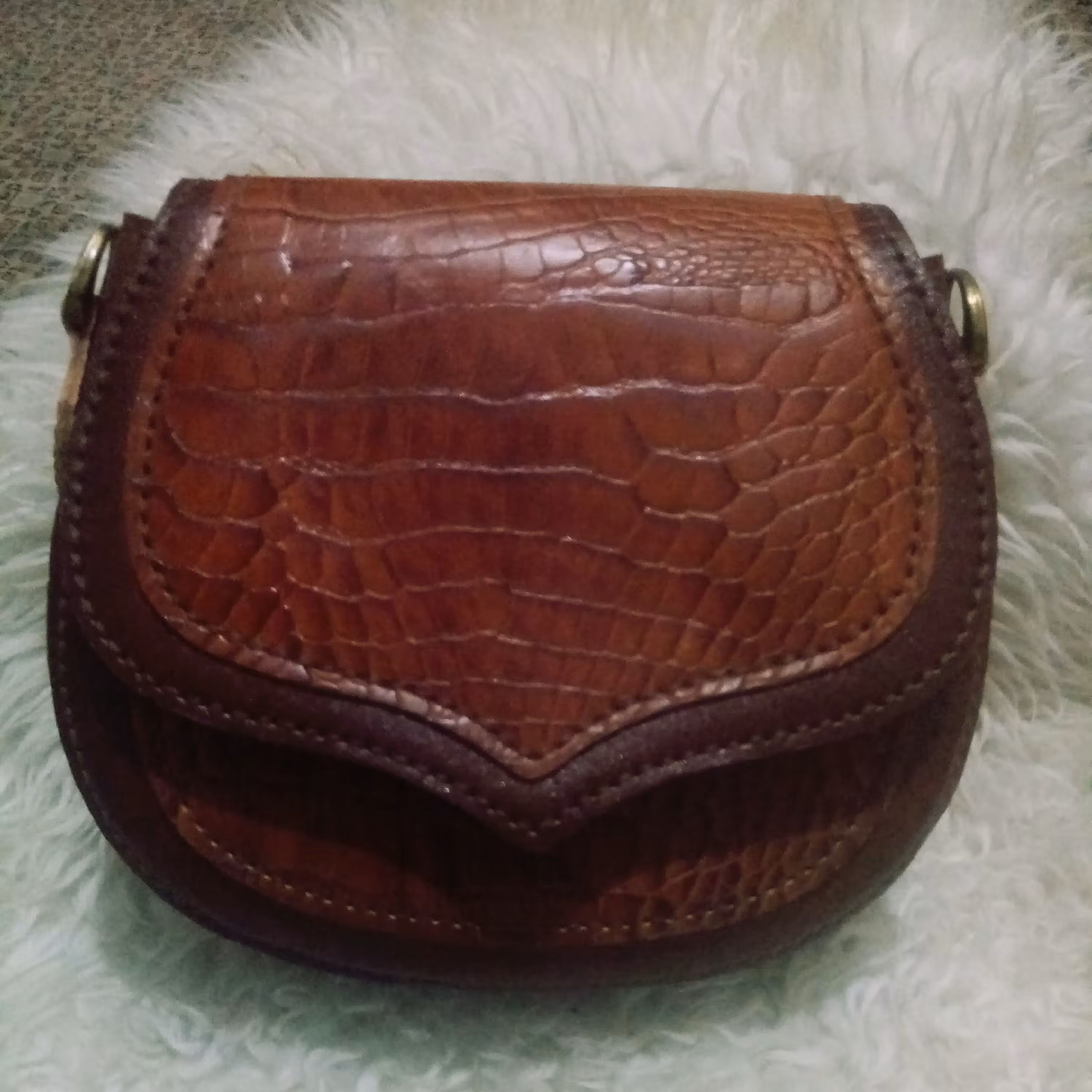 کیف دوشی چرم دست دوز