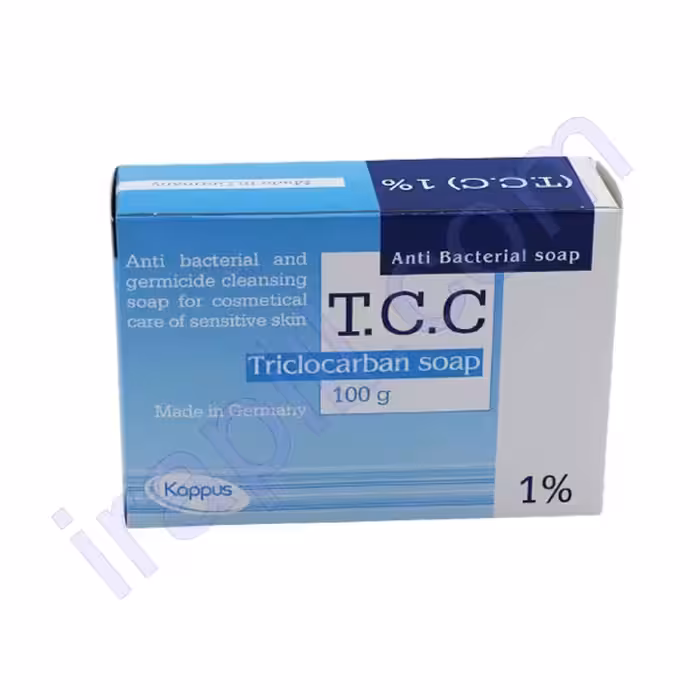 صابون تری کلو کربان آنتی باکتریال و مرطوب کننده کاپوس 100 گرم