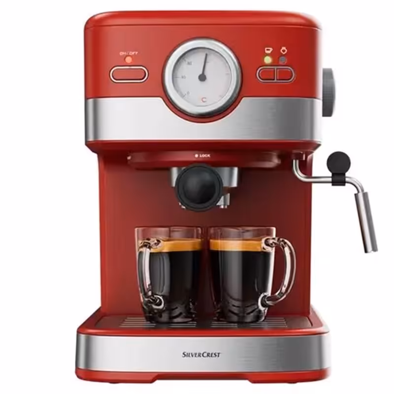 اسپرسوساز سیلور کرست مدل SEM 1100 C3 رنگ قرمز