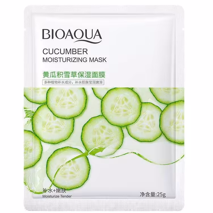 ماسک صورت ورقه‌ ای خیار بیوآکوا