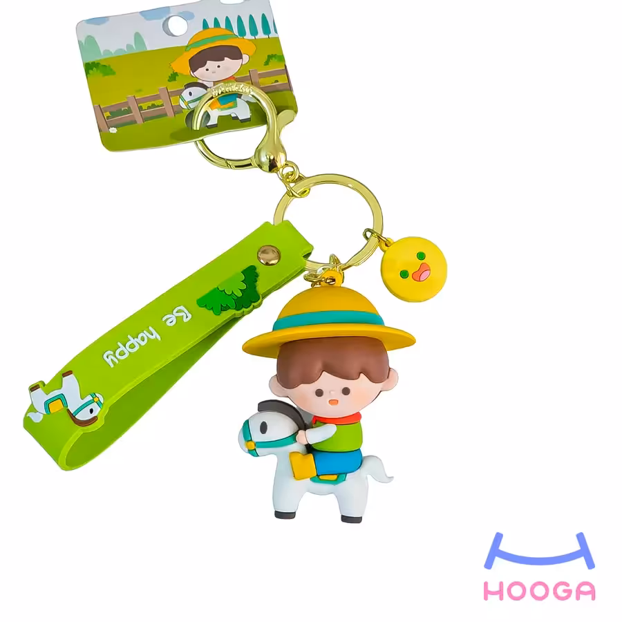 جاکلیدی طرح پسر سوارکار - هوگا شاپ - فروش انواع محصولات فانتزی