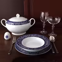 سرویس غذاخوری پاسیفیک 12 نفره سری ایتالیا اف 102 پارچه