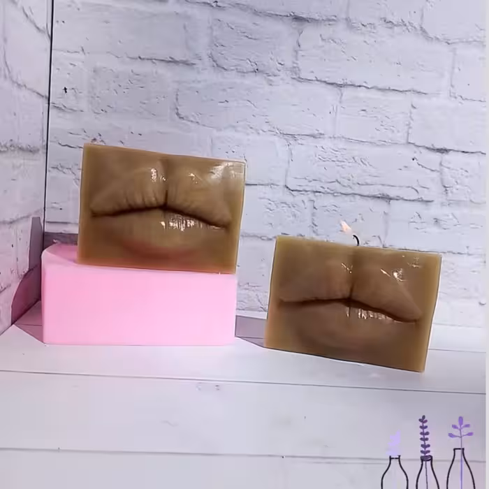قالب سیلیکونی شمع لیپس(لب) 