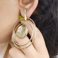 گوشواره ترک دست ساز زنانه کد 6054