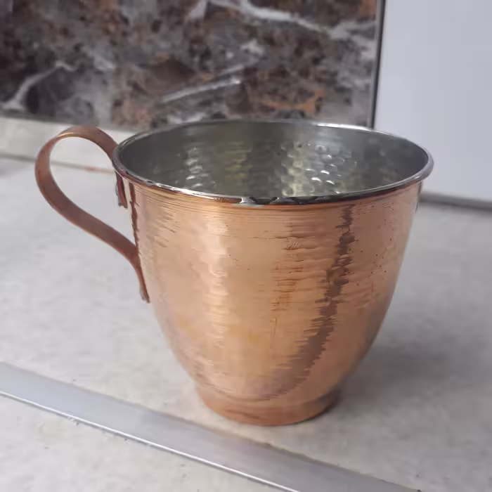 لیوان خمره ای مسی