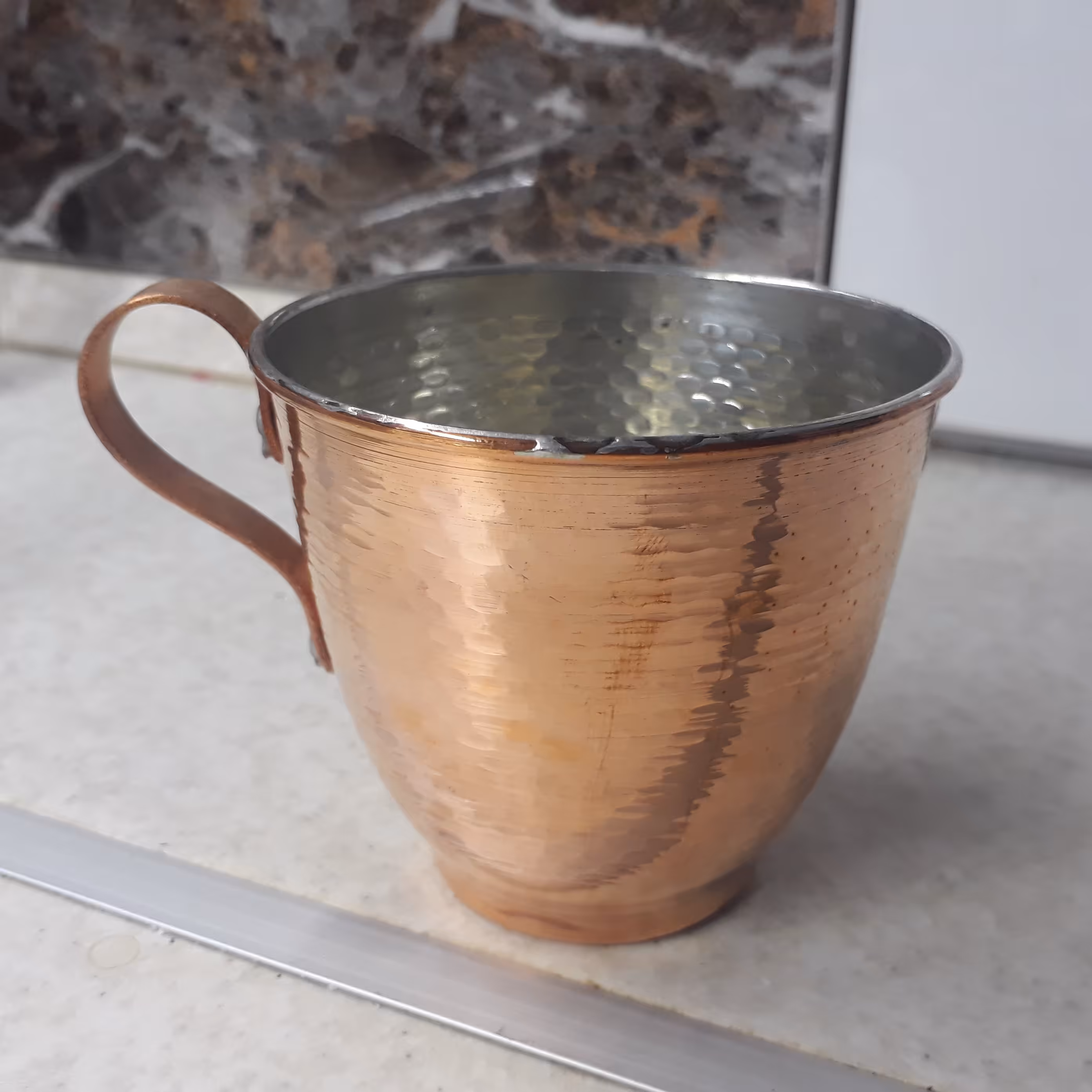 لیوان خمره ای مسی