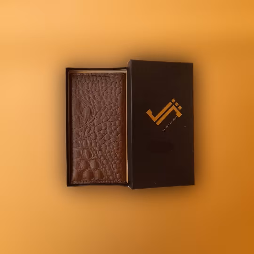 کیف پول و موبایل تمام چرم طبیعی  ( ارسال رایگان)