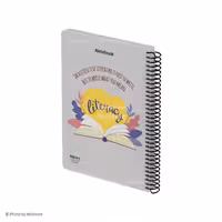 دفتر فنری 100برگ جلدسخت وزیری موضوعی  الیپون کد 243