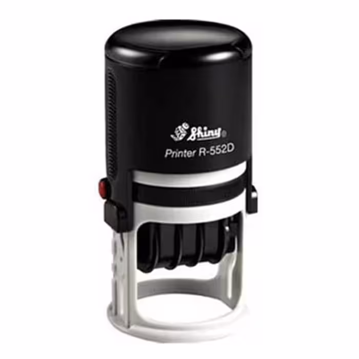 خرید دستگاه مهر شاینی تاریخ دار مدل R-552-D قطر 52 میل