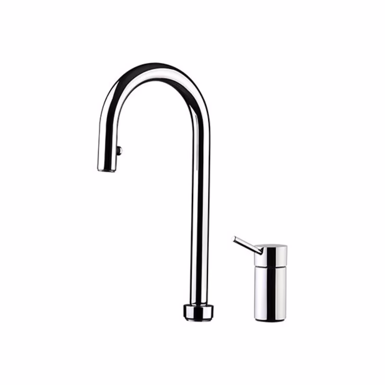 شیر آشپزخانه کی دبلیو سی مدل اینوکس پول دان