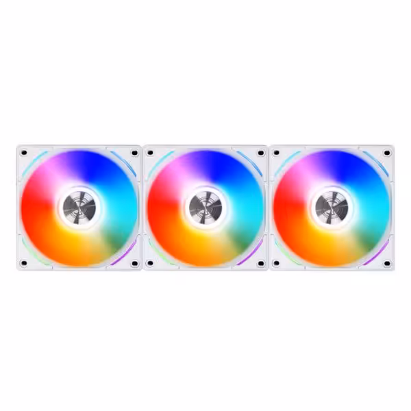 فن 3 تایی کیس گیمینگ لیان لی مدل UNI FAN AL120 RGB WHITE - پردیس پازار
