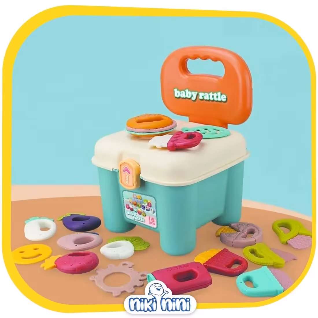 ست جغجغه و صندلی اسباب بازی کودک