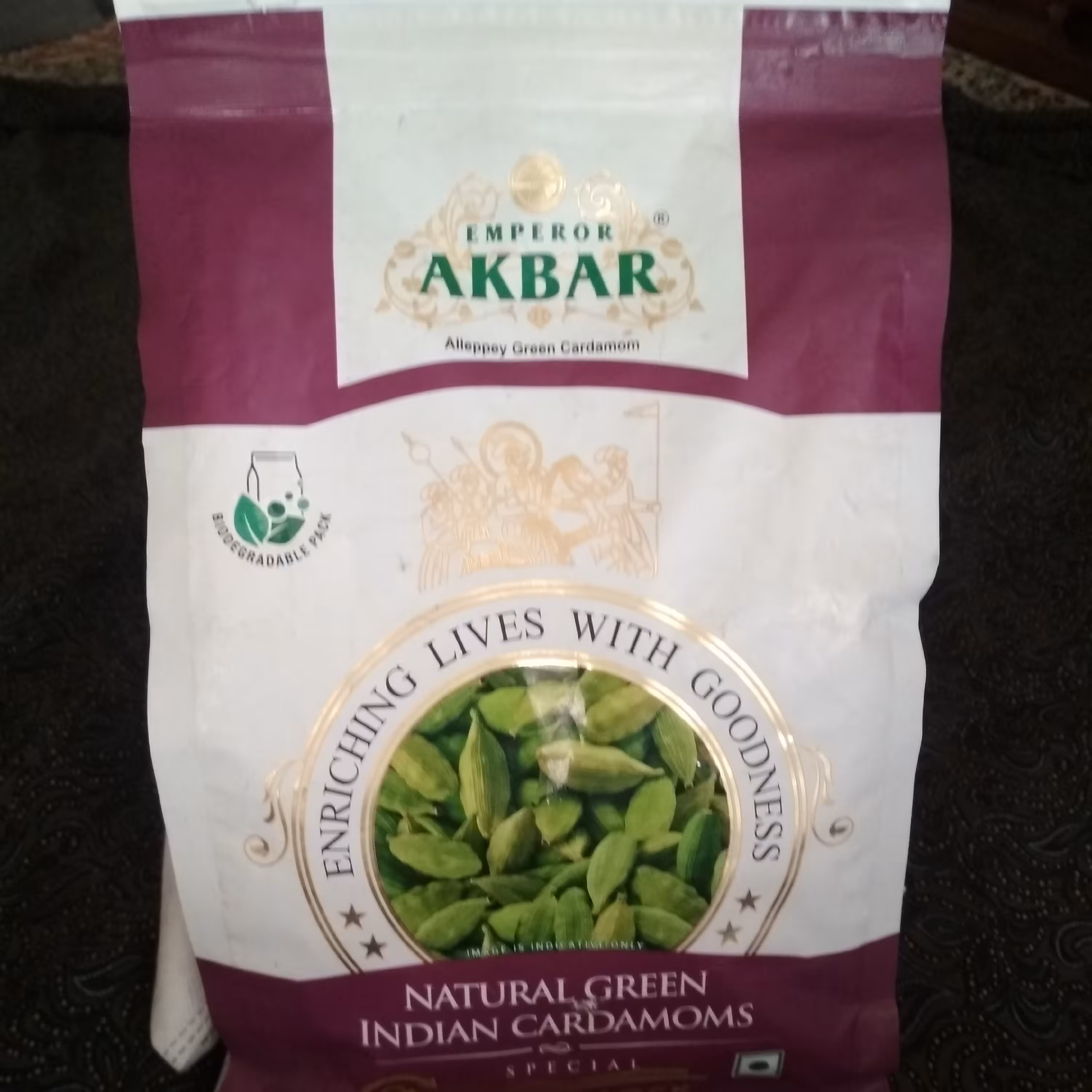 هل سبز اکبربنفش ( درجه یک)