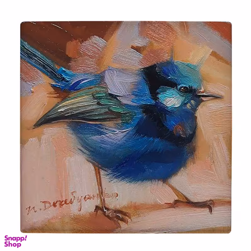 زیر لیوانی طرح نقاشی پرنده کد 5849940_4327