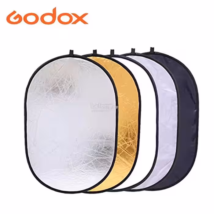 رفلکتور گودکس 5 کاره 150×200 سانتیمتر (Godox 5 in 1 Collapsible 150x200cm Reflector)