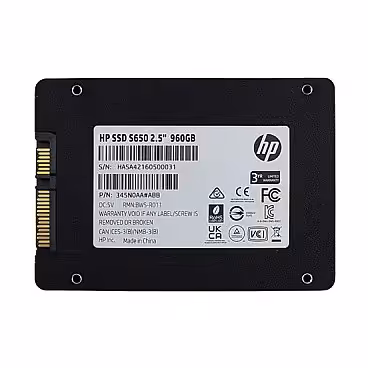 هارد SSD لپ تاپ 960 گیگابایت اچ پی Sata 2.5Inch S650 گارانتی آواژنگ