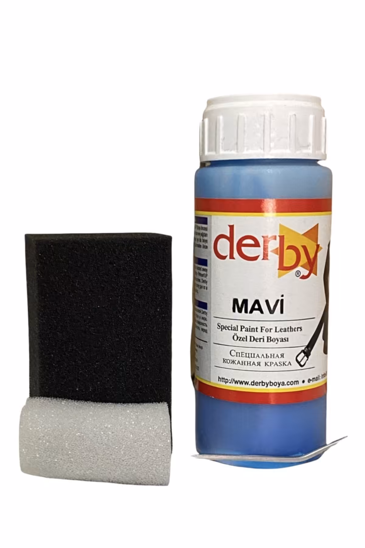 مراقبت کفش مردانه و زنانه روتختی روکش چرمی 100 میل آبی Derby