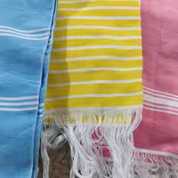 دستمال صددرصد نخ با آبگیری بالا بافته شده در کارگاههای خانگی 