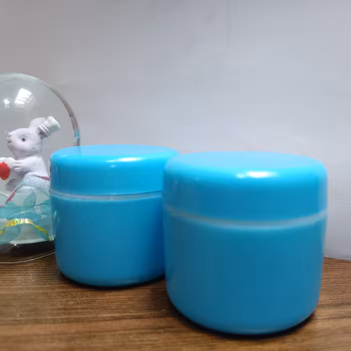 قوطی کرم ابی رنگ 25 گرمی بیست عددی دوجداره لوکس