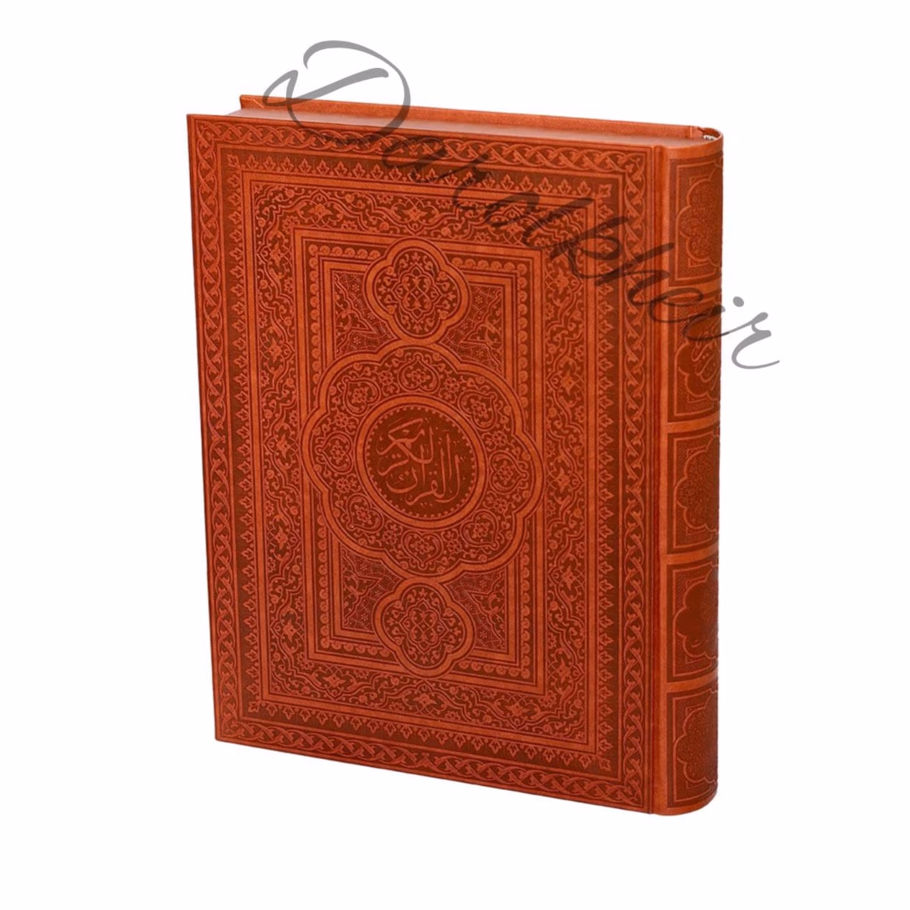 قرآن چرمی نفیس کاغذ گلاسه جعبه دار
