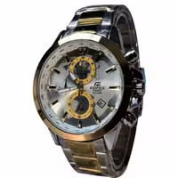 CASIO EDIFICE EF-535 دورنگ کاسیو ادیفایس 4 موتوره کرنوگراف 