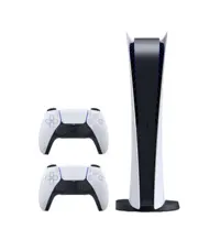 کنسول بازی سونی مدل PlayStation 5 نسخه دیجیتالی ریجن اروپا (1216) به همراه یک دسته اضافه