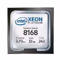 CPU مدل Xeon Platinum 8168 برند Intel