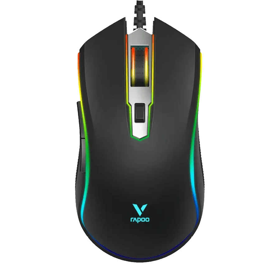 مشخصات، قیمت و خرید موس گیمینگ رپو Rapoo V25S Black | فروشگاه گیمینگ تکاف