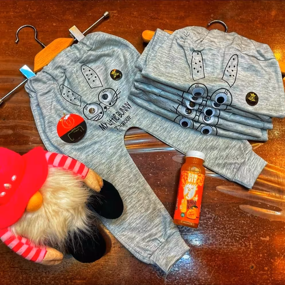 شلوار اسلش دخترانه طرح خرگوش