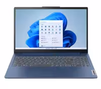 لپ تاپ 15.6 اینچی لنوو مدل IdeaPad Slim 3 با پردازنده AMD Ryzen 3 7320U یا Ryzen 5 7520U، رم 8 گیگابایت، حافظه 256 گیگابایت SSD و گرافیک AMD