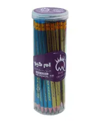 مدادمشکی ام کیو سه گوش متالیک (48عددی) کد H49