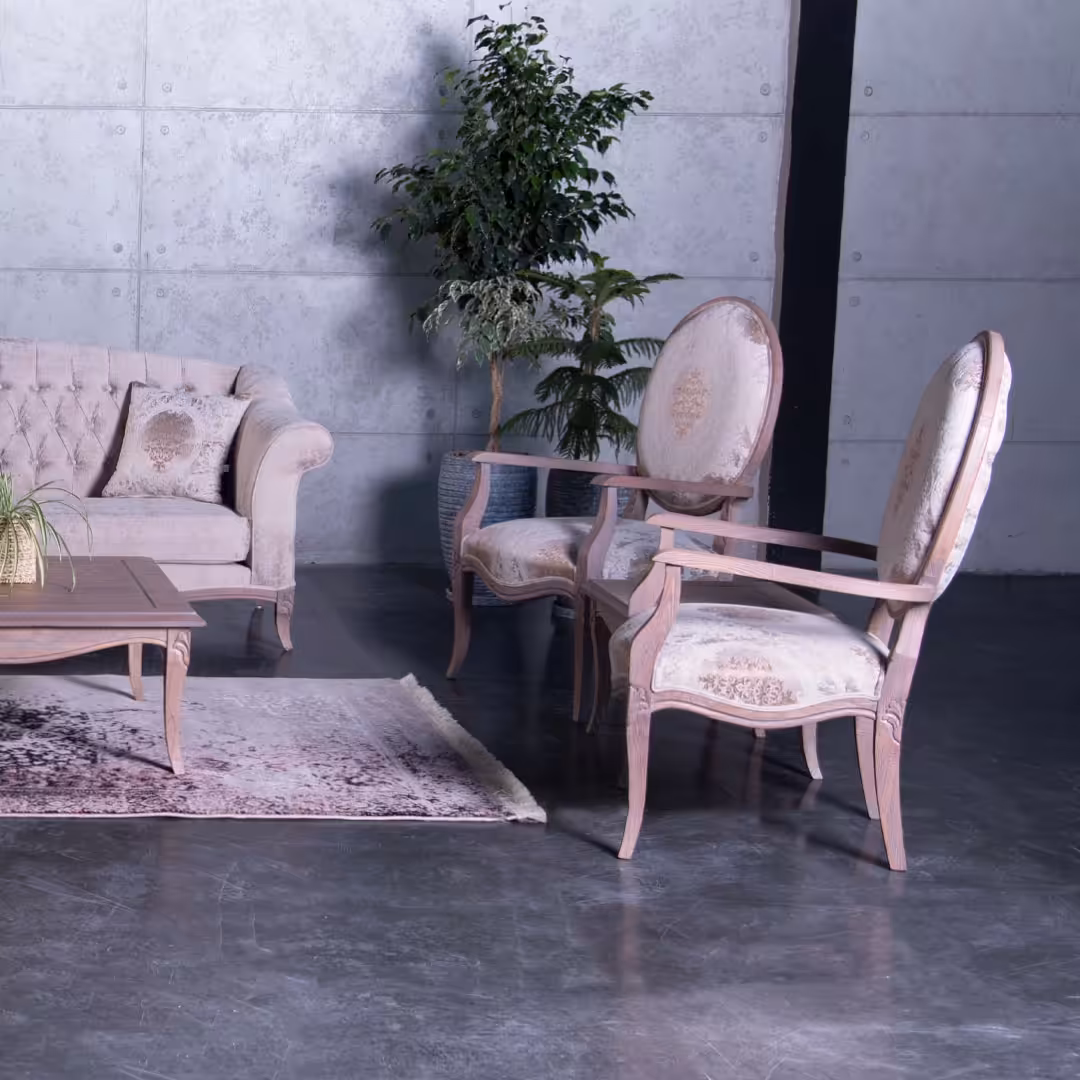 ست هشت نفره مبل کلاسیک لاپند