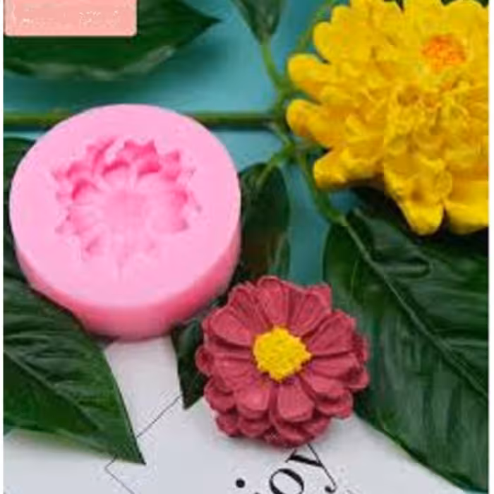 سیلیکون قالبگیری و قالب فوندانت بهگز مدل گل داوودی