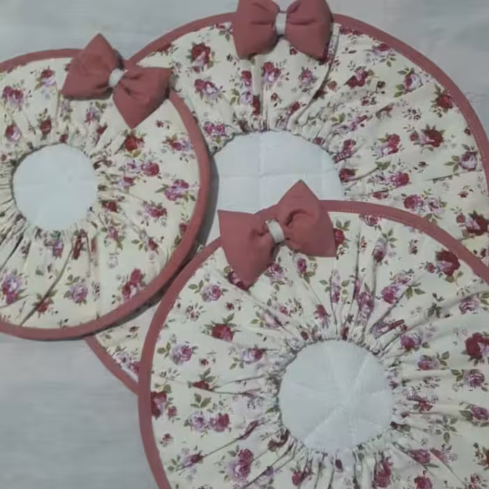 سرویس دمکنی کش دار سفید