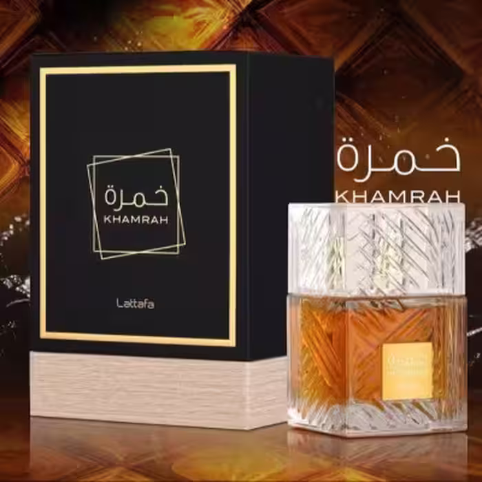 عطر ادکلن مردانه خمره لطافه - ماندگاری و پخش بو عالی - رایحه آنجلز شیر بوی کنیاک - جعبه هارد باکس