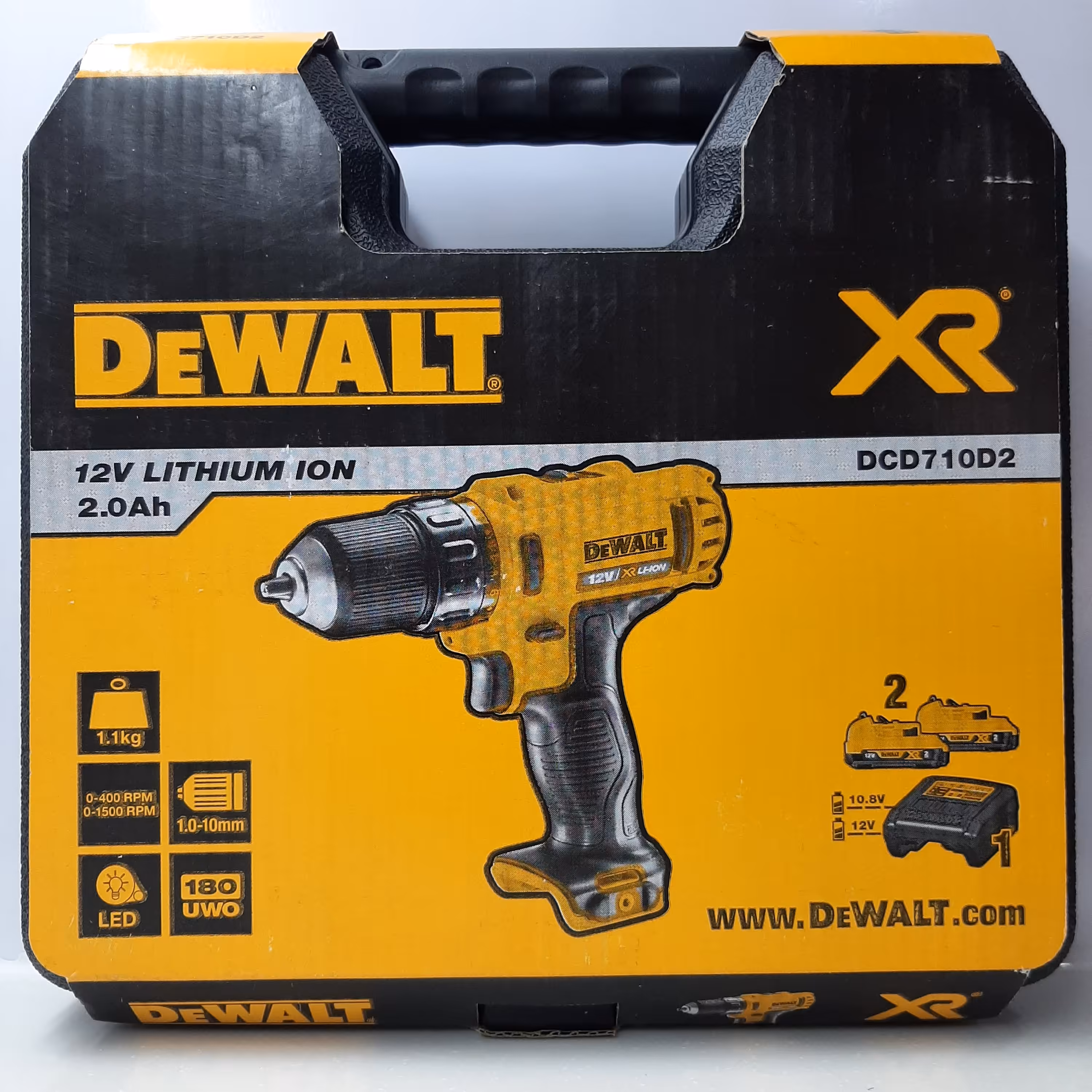 دریل شارژی دیوالت مدل dcd710d2