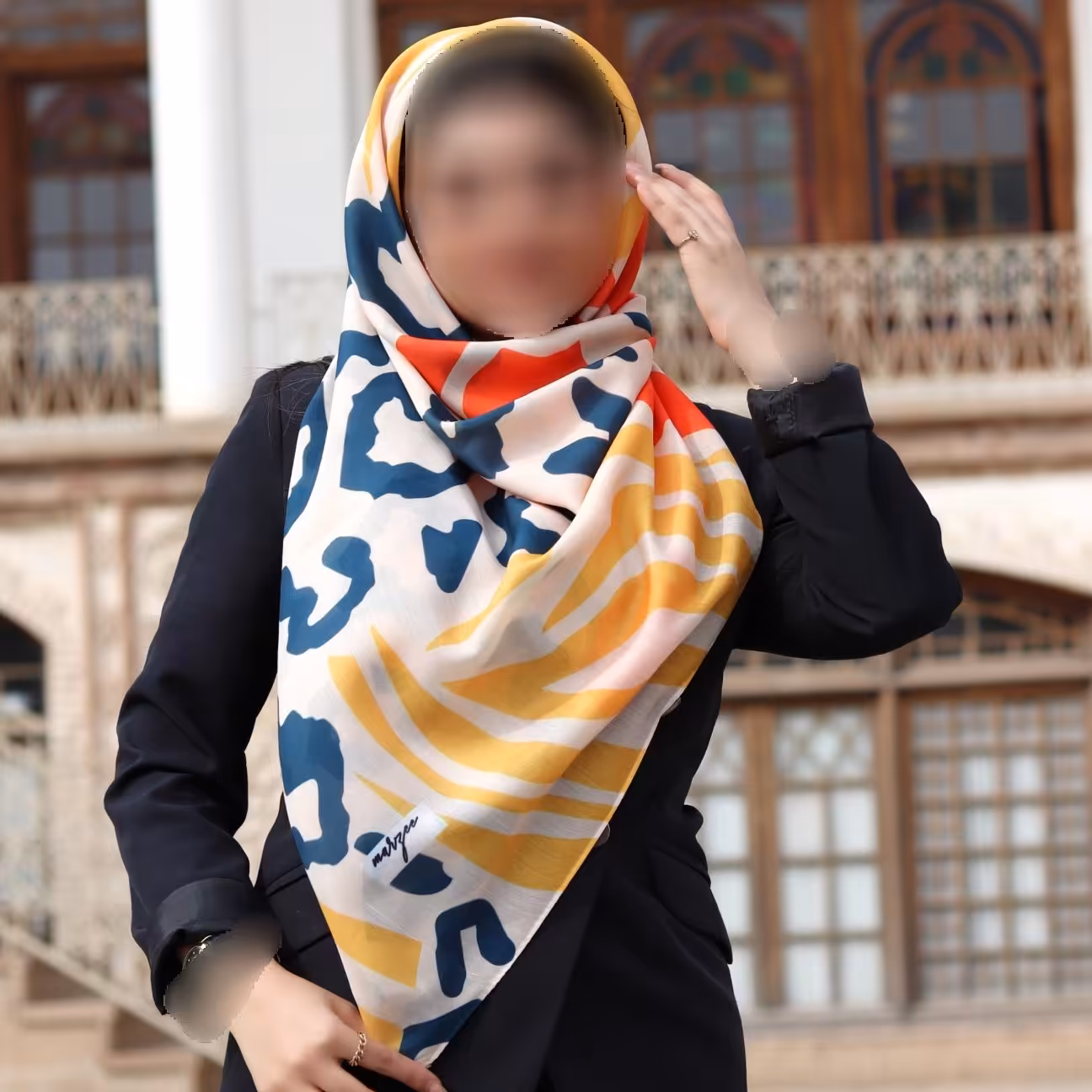 روسری نخی ترک اعلا طرح اسپرت