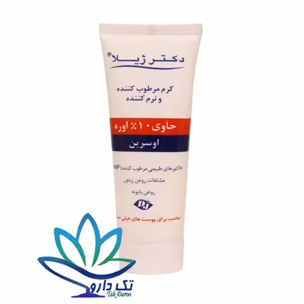کرم نرم کننده 10 درصد اوره دکتر ژیلا مناسب پوست خیلی خشک 75 گرم